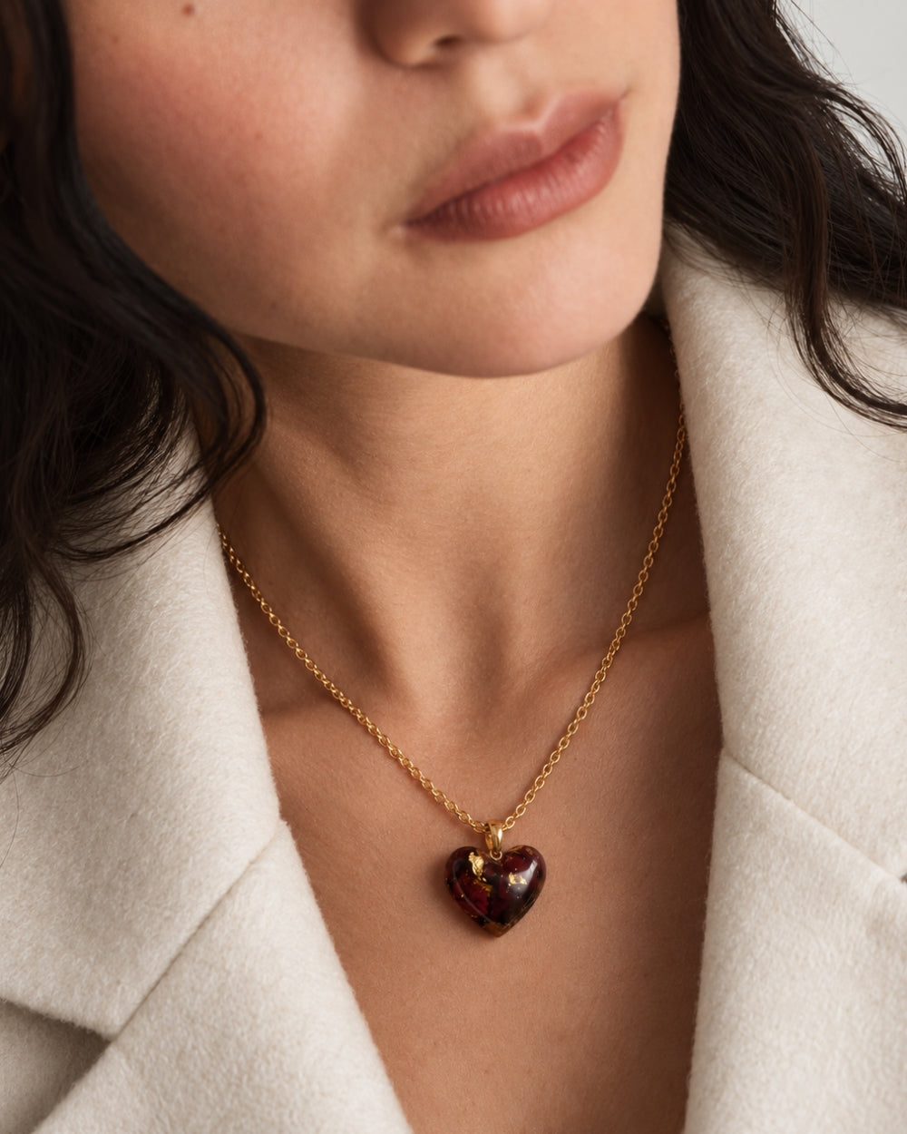Dôme Midnight Rose Necklace